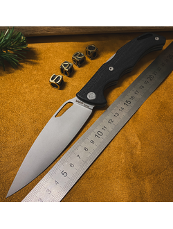 Складной нож Кайман EVO сталь K110, рукоять G10, цвет черный