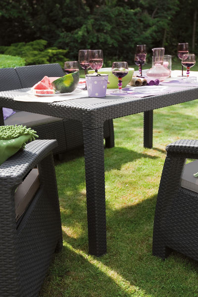 Комплект мебели Корфу Фиеста графит