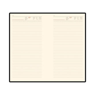 Ежедневник недатированный Firenze, А5, 132х190, 120л (коричневый)