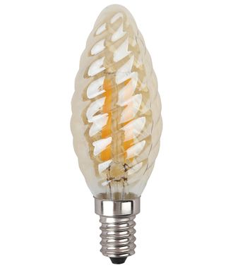 Светодиодная филаментная лампа Эра F-LED BTW-5w-832-E14 Gold