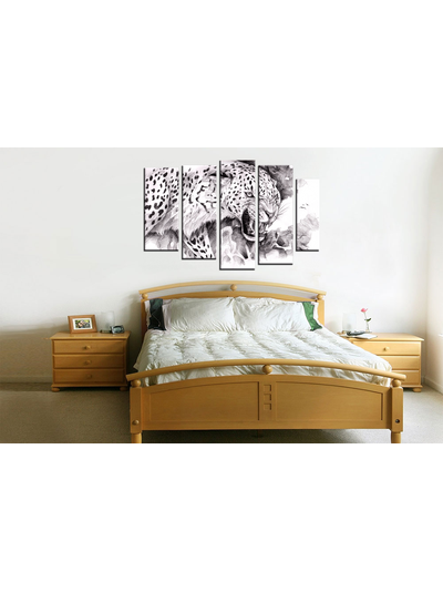 Модульная картина "Оскал зверя"