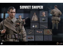 Снайпер Василий Зайцев (Джуд Лоу, "Враг у ворот") - КОЛЛЕКЦИОННАЯ ФИГУРКА 1/12 Soviet Sniper Vassili (CMS010) - POPTOYS