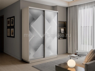 Шкаф-купе Дуо-Фото (Квадраты) 1200*450*2200