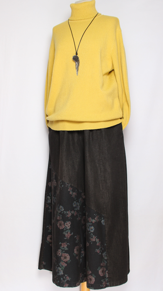 Свитер "Классика три пуговки" горчичный, оливковый р.46-52