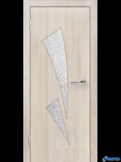 Дверь межкомнатная остеклённая ПВХ ДО-22 с багетом купить в Челябинске | КВИРТЕК