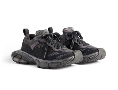 Balenciaga 3XL Black Grey Suede