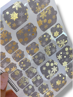 Пленки для педикюра с фольгой VIP-071