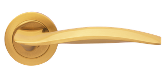 Дверные ручки Morelli Luxury WAVE OSA Цвет - Матовое золото