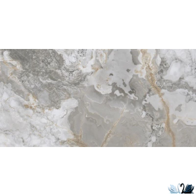 Керамогранит Eurotile Джерси 326 60x120 см Matt серый оникс матовый