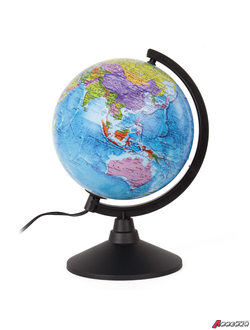 Глобус политический GLOBEN «Классик», диаметр 210 мм, с подсветкой. 454423