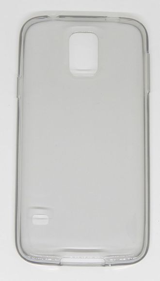 Защитная крышка силиконовая Samsung Galaxy S5, прозрачная черная