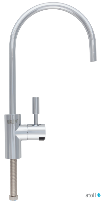 Кран рычажковый atoll A-8883-CP LED (хром)