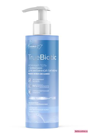 Белита-М TrueBiotic Нежный Гель для интимной гигиены с пробиотиком 190г