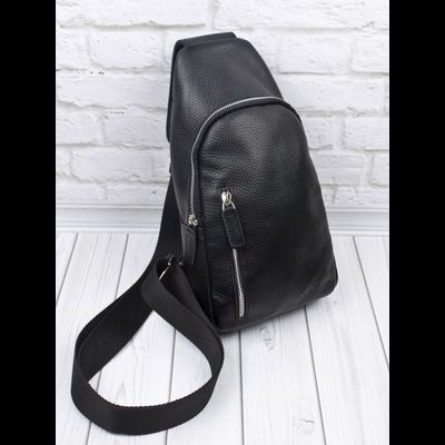 Кожаный кросс-боди рюкзак Vignola black (арт. 
3104-01)