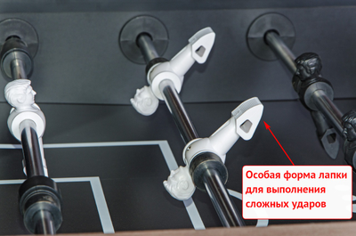 Настольный футбол (кикер) «Tournament Pro» (146 x 78 x 90 см, мореный дуб)