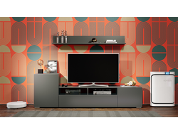 Гостиная Сильвия Графит серый