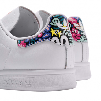 Adidas Stan Smith White Active Red True Pink