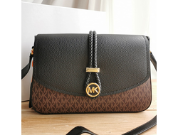 Сумка Michael Kors Cece коричневая с черным