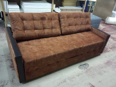 Диван -кровать "Акцент" коричневый (НМ)