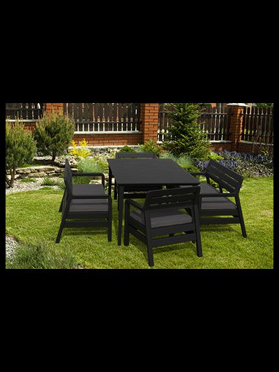 Стол Лима 160 графит