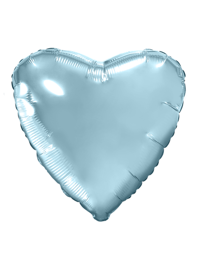 Сердце голубое 45см