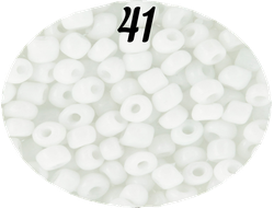 Бисер Zlatka 8/0 10гр цвет № 0041 белый