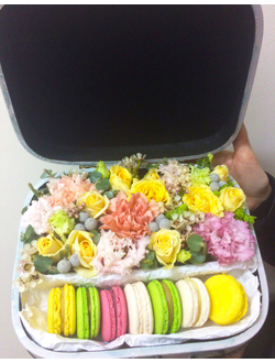 Чемоданчик с макаронс