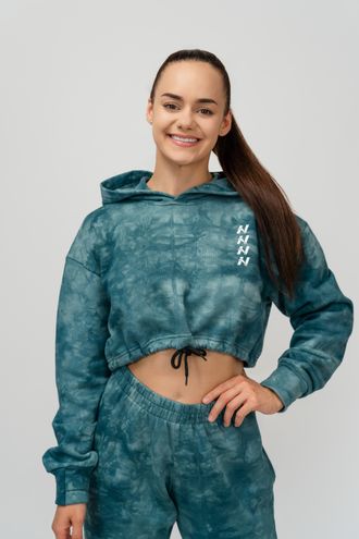 Худи NEBBIA RE-FRESH WOMEN’S CROP HOODIE 591 Зеленая