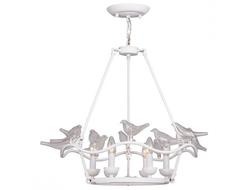 Люстра Dove Chandelier Glass Bird 6 White