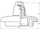 Изоляторы линейные подвесные ПС-120В