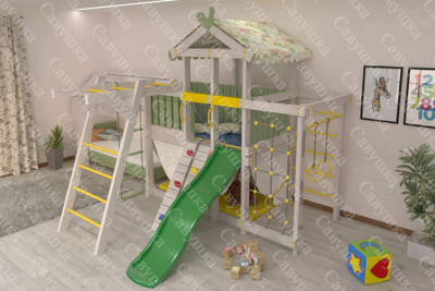ИГРОВОЙ КОМПЛЕКС - КРОВАТЬ САВУШКА BABY - 4