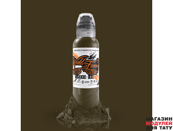 Краска World Famous Tattoo Ink Brooklyn Brownstone 1/2 oz Срок годности 12.2025г