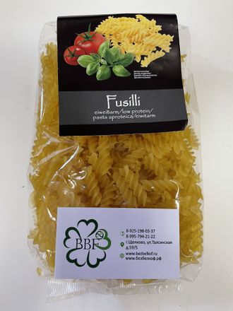 Макароны Спиральки Fusilli низкобелковые Metax, 500г