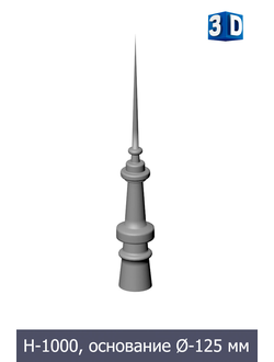 шпиль ШП-02 для крыши дома