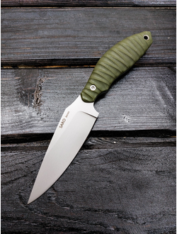 нож Белка сталь AUS10, рукоять G10, цвет олива