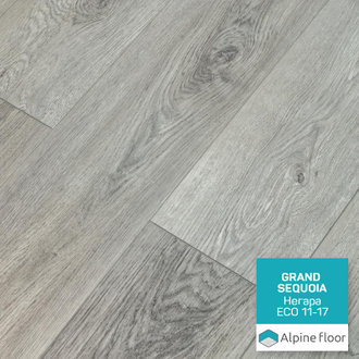 Каменно-полимерная плитка SPC Alpine Floor коллекции Grand Sequoia ECO 11-17 Гранд Секвойя Негара