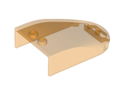 Windscreen 6 x 4 x 1 1/3 Canopy Straight Sides, Trans-Orange (18973 / 6256680)