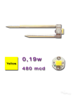Светодиод PixLED для панелей PixBOARD, жёлтый, 0,19W (480mcd)