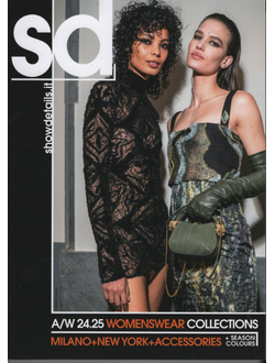 Showdetails Magazine Womenswear Milano - New-York 2025 Иностранные журналы о моде, Intpressshop