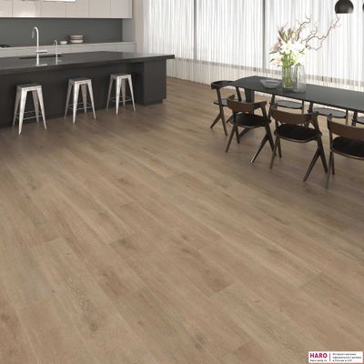 Ламинат Haro Tritty 200 Aqua Дуб Венето Кремовый 541560 33 класс толщина 8 мм с фаской 1.98 м2