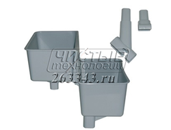 Filmop Корзина полипропиленовая двойная для ведер на 4л с креплением(Италия)