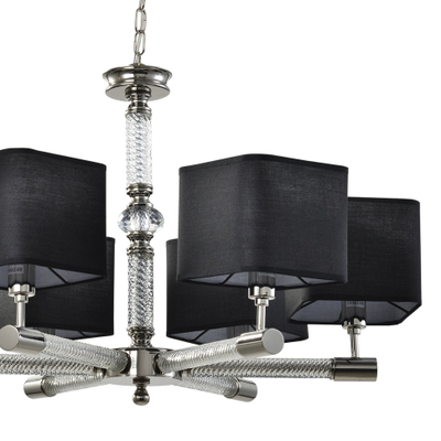 Подвесная люстра Lumien Hall Bolyasko LH 1056/6 P-NK-BK
