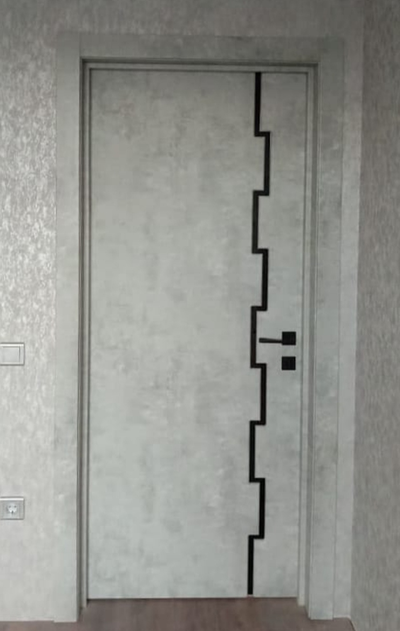 PRESTIGE. МОДЕЛЬ ТЕХНО 1, ВЕРТИКАЛЬНАЯ ГЕОМЕТРИЧЕСКАЯ ВСТАВКА из СТЕКЛА ТРИПЛЕКС или ЗЕРКАЛА.