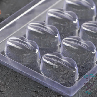 Форма для шоколада и конфет «Поцелуй», 12 ячеек, 22×11 см