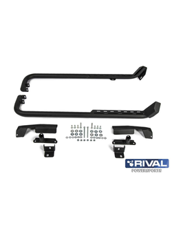 Защита порогов Rival 2444.6894.1 для U10 2019 (Сталь) (1126*346*160)