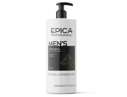 "EPICA Professional" MEN'S 3 in 1 Универсальный мужской шампунь для волос и тела, 1000 мл (Эпика)