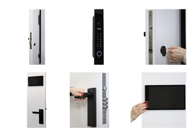 Биометрический врезной дверной замок Smart lock H 11