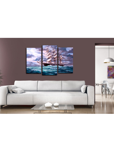 Модульная картина "Море волнуется"