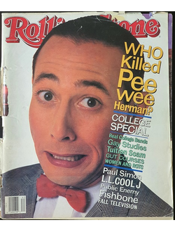 Rolling Stone Magazine Issue 614 Pee Wee Cover, Иностранные музыкальные журналы, Intpressshop
