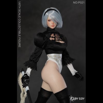 Андроид 2В (Nier: Automata) - Коллекционная фигурка 1/6 - Sexy Android 2B (P021) - PLAY TOY